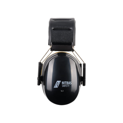 NITRAS MUTE DEFENDER PRO, fülvédő, fekete / sárga, EN 352-1 műanyag | Csomag (1 db)