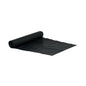 Egy Abena Re-Seller GmbH szemeteszsák 120 L (700x1100 mm, 55 my LDPE, fekete, 10 zsákos tekercs) részben letekerve fekszik egy fehér felületen.