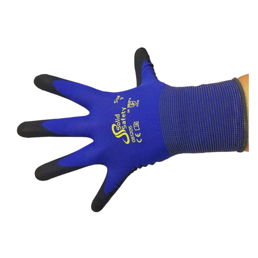 Ampri Solidsafety Tough Fine Touch Ultra -fényes szerelési kéz cipő XS - XXL