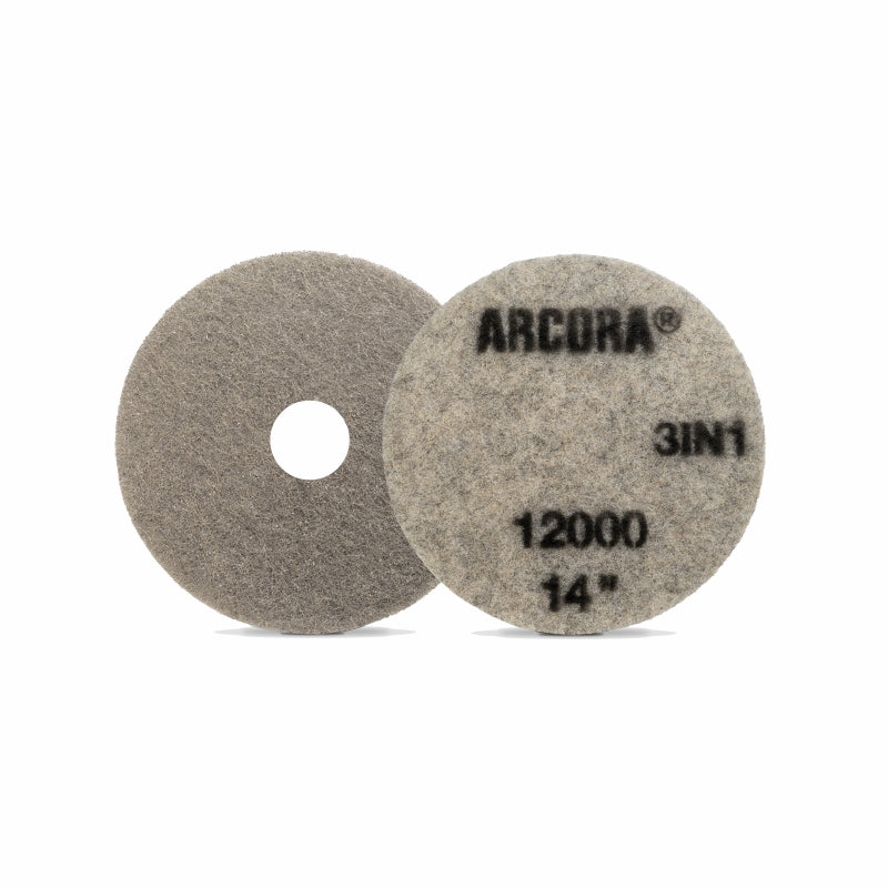 ARCORA SUNSHINE ProPAD 3IN1 tisztító- és polírozóbetét, szürke