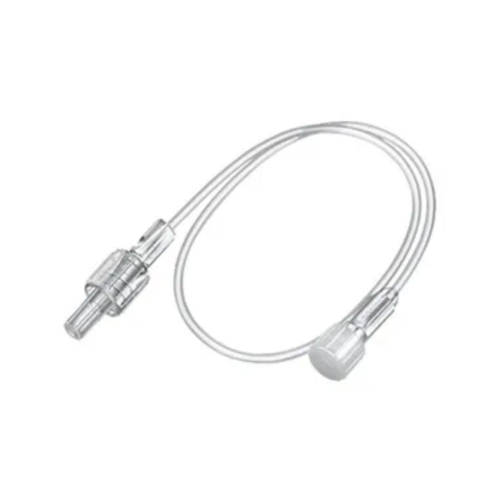 A B. Braun infúziós kiegészítő Original Perfusor®-vezeték MR rugalmas, áttetsző csatlakozóval rendelkezik, amelynek bordázott hengeres vége és sima, lekerekített vége van, ideális az infúziós terápiához.