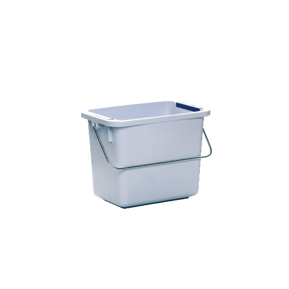 6l-es vödör 8 színes klipsszel | Csomag (1 db)