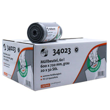 A DEISS First Plus Pcr szemeteszsák 60 liter (34042) az EMIL DEISS KG (GmbH + Co.) szürke LDPE-tekercsek, amelyek 60 literes kapacitással és 600 x 720 mm-es méretekkel rendelkeznek. Minden karton 20 csomagot tartalmaz, mindegyik 50 zsákot. A klímasemleges csomagolás „Easy Opener” kialakítással rendelkezik, és rendkívüli szakítószilárdsággal jellemezhető.