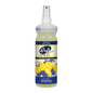 Egy 500 ml-es DR.SCHNELL Citrus illatosító spray a DR.SCHNELL GmbH & Co. KGaA-tól, friss citromillattal és kétnyelvű (német/angol) címkével, citrus motívummal és fehér szórófejjel.