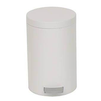 A Novocal pedálos szemetes fehérre festett acéltesttel és fedéllel, valamint egy kis lábpedállal rendelkezik - a funkcionalitás és stílus kombinációja a modern helyiségekhez. Belső vödörrel együtt.