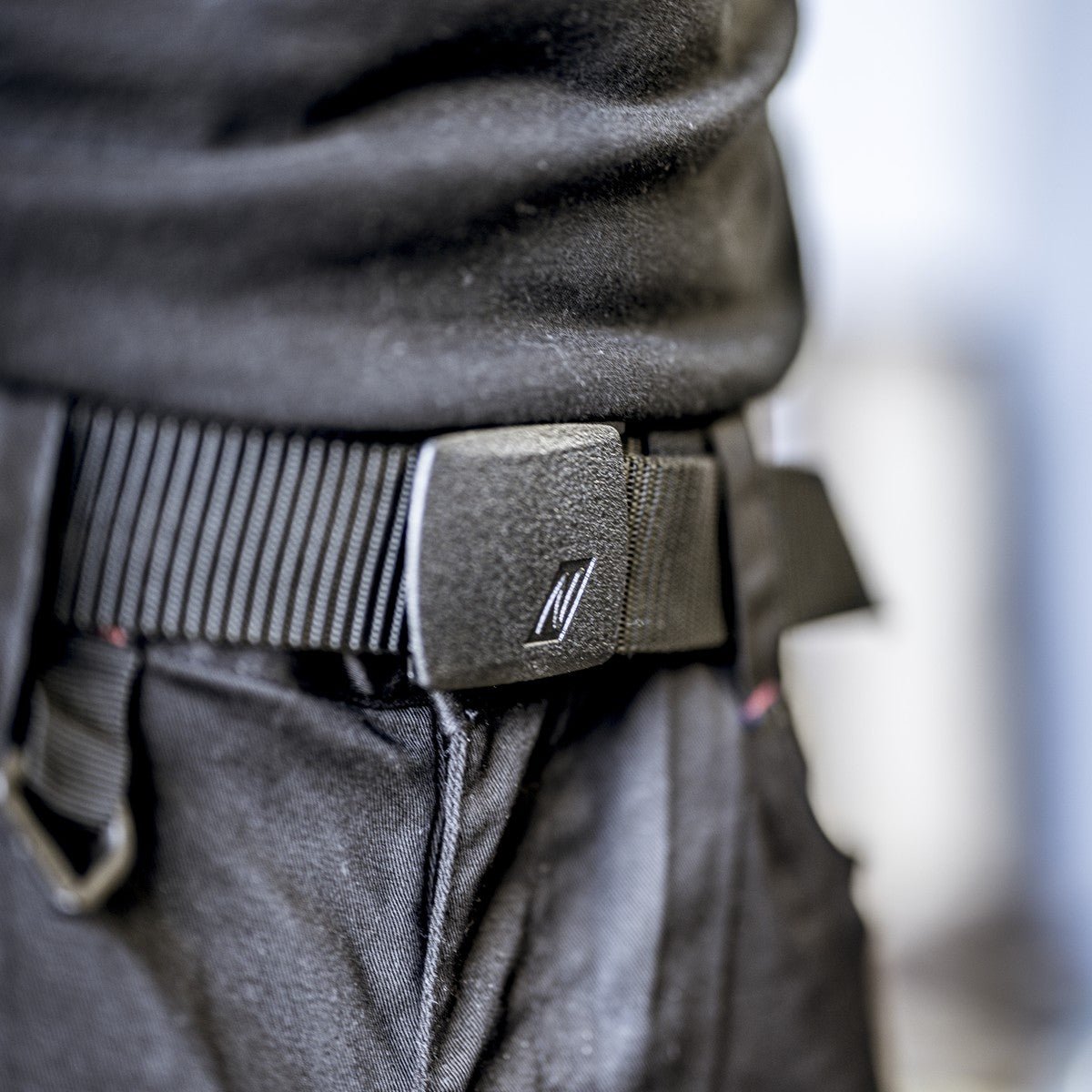 NITRAS öv műanyag csattal, fekete Poliészter: 100% | Csomag (1 db)