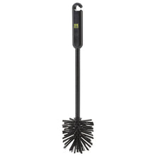 Die Haug Bürsten KG ESD Rohrbürste, Nylon 6.0, schwarz (ø0,50mm Mittel), 320xø70x30mm, hat einen runden Borstenkopf und einen langen Stiel mit Haken - perfekt für mittlere Reinigungsaufgaben.