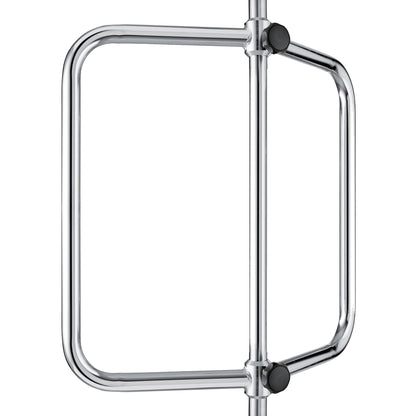 Egy egyszer használatos fém forgózár függőleges rúddal és négyszögletes forgókarral, amelyet gyakran a Novocal infúziós pumpatartóval szerelnek fel a Novocal pumpákhoz, hogy az infúziós pumpákat biztonságosan rögzítsék nyilvános vagy kereskedelmi területeken.