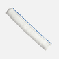 A képen egy fehér, téglalap alakú Johannes Kiehl KG oldószerálló huzat látható törlőmophoz (40 cm, 1 darab) kék varrással, egyszínű világos háttéren.
