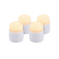 Papstar Securit® 4 LED tealámpák utántöltő csomag Ø 4 cm x 5 cm "Amsterdam" világítási idő 12-40 óra