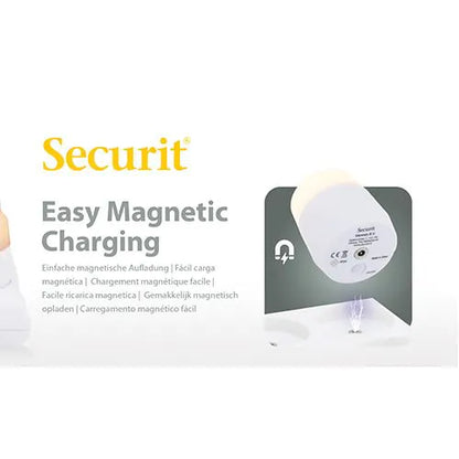 Papstar Securit® 12 LED-es tealámpák töltőállomás Ø 4 cm x 5 cm "Amsterdam" világítási idő 12-40 óra