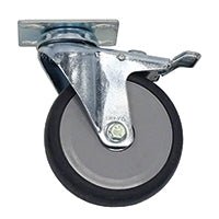 A Novocal forgókerék 125 mm átmérőjű, elektromosan vezetőképes, leállító funkcióval rendelkezik, és ideális kórházi vagy klinikai kocsikhoz. A csomag 1 darabot tartalmaz.