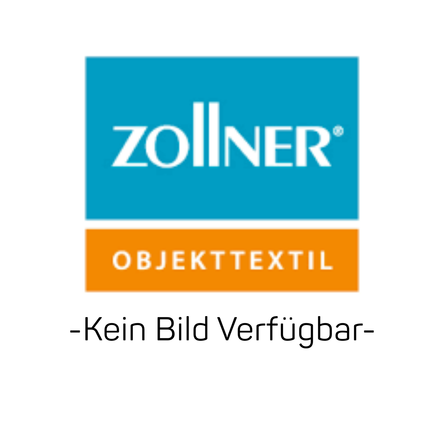 Das Bild zeigt das Logo der Zollner Objekttextil GmbH über "OBJEKTTEXTIL" in einem orangefarbenen Kasten und darunter "-Kein Bild Verfügbar-", was darauf hinweist, dass es kein Bild für die Zollner Berufshose Sara, 36, 001-weiß | Packung (1 Stück) gibt.