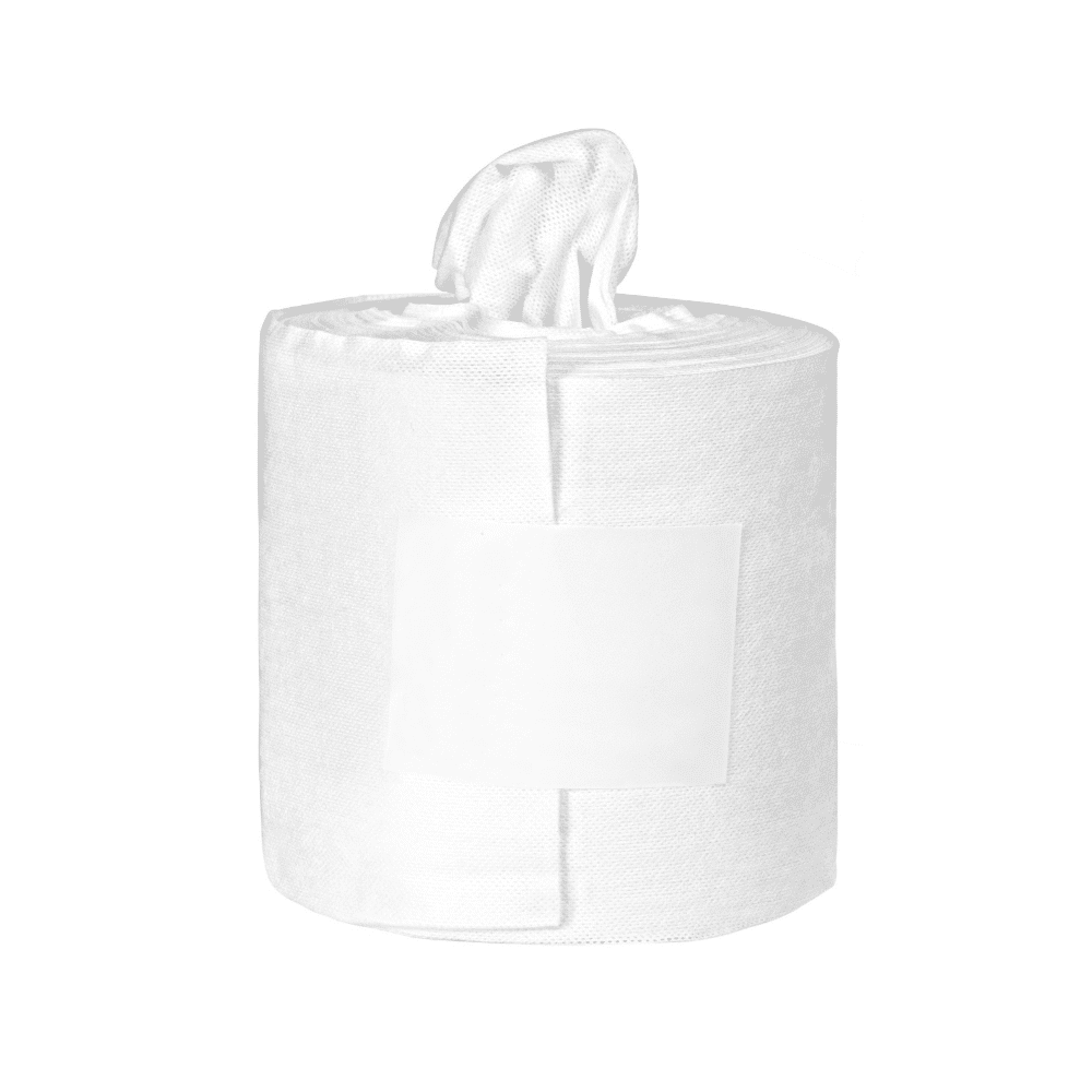 Egy csomag Orochemie oro® Vliestücher kompakt utántöltőcsomag az orochemie GmbH + Co KG-tól, részben kihúzott kendővel, egyszerű fehér háttér előtt ábrázolva.