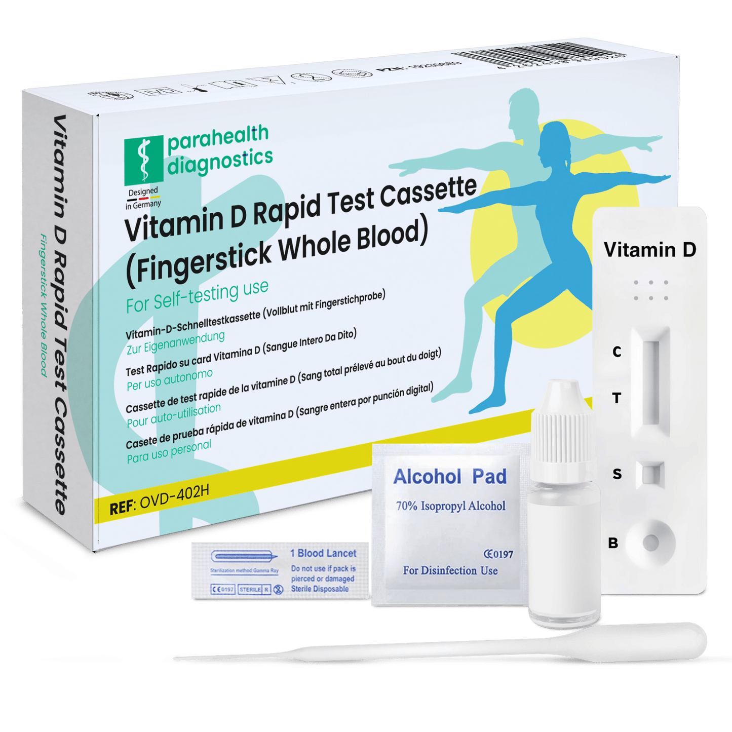 Minden teszt-D-vitamin-D tesztkészlet gyors gyors teszt | 1 darab