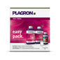 A Plagron Easy Pack Terra a Bertels B.V.-től 100%-ban ásványi alapú műtrágyát tartalmaz a „Terra Grow”, „Terra Bloom” és „Green Sensation” palackokban. Egy mérőpohár is a csomag része, amely ígéri a jobb virágzást, ellenálló képességet, talajegészséget és hozamnövekedést.