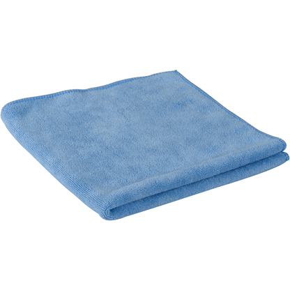 Egy összehajtott ENA Soft mikroszálas kendő, 40x40 cm az Abena Re-Seller GmbH-tól fehér háttéren látható. Puha textúrája és tiszta szélei tökéletessé teszik autóápoláshoz és tisztításhoz.