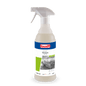 Egy 600 ml-es Drizzle® Green olaj- és zsíroldó szóróflakon színtelen - világossárga, a BUZIL-WERK Wagner GmbH & Co. KG-tól, szürke szórófejjel és konyhai képpel ellátott címkével, terméknévvel és használati útmutatóval.