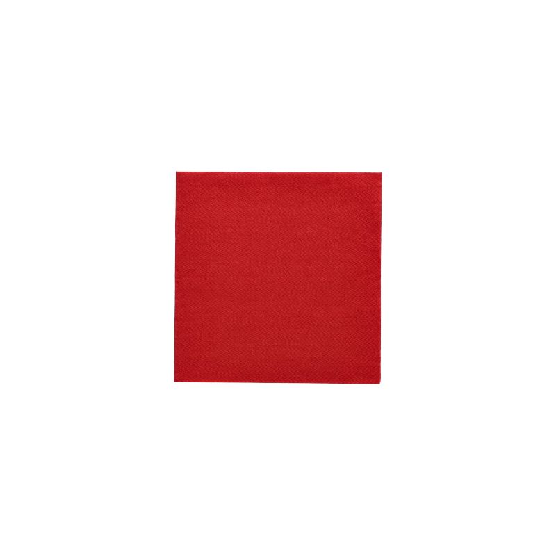 A PAPSTAR GmbH „DAILY Collection” szalvétái 1/4 hajtogatással és 24 cm x 24 cm-es méretben, egyszínű piros színben, tökéletesek egy elegáns asztali dekorációhoz, és szépen kiemelkednek a fehér háttér előtt.