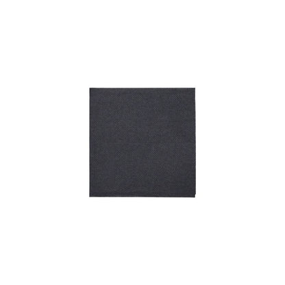 A sötétszürke „DAILY Collection“ szalvéták a PAPSTAR GmbH-tól, 24 cm x 24 cm méretben, 1/4 hajtással, díszítik az asztaldekorációját fehér alapon, és a fenntarthatóságot képviselik.