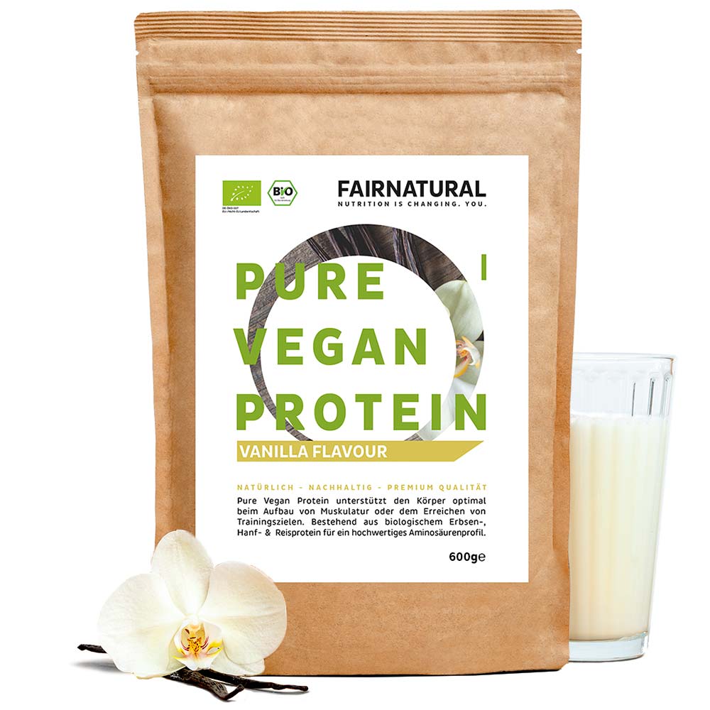 Bio vegán fehérjepor vanília szója nélkül