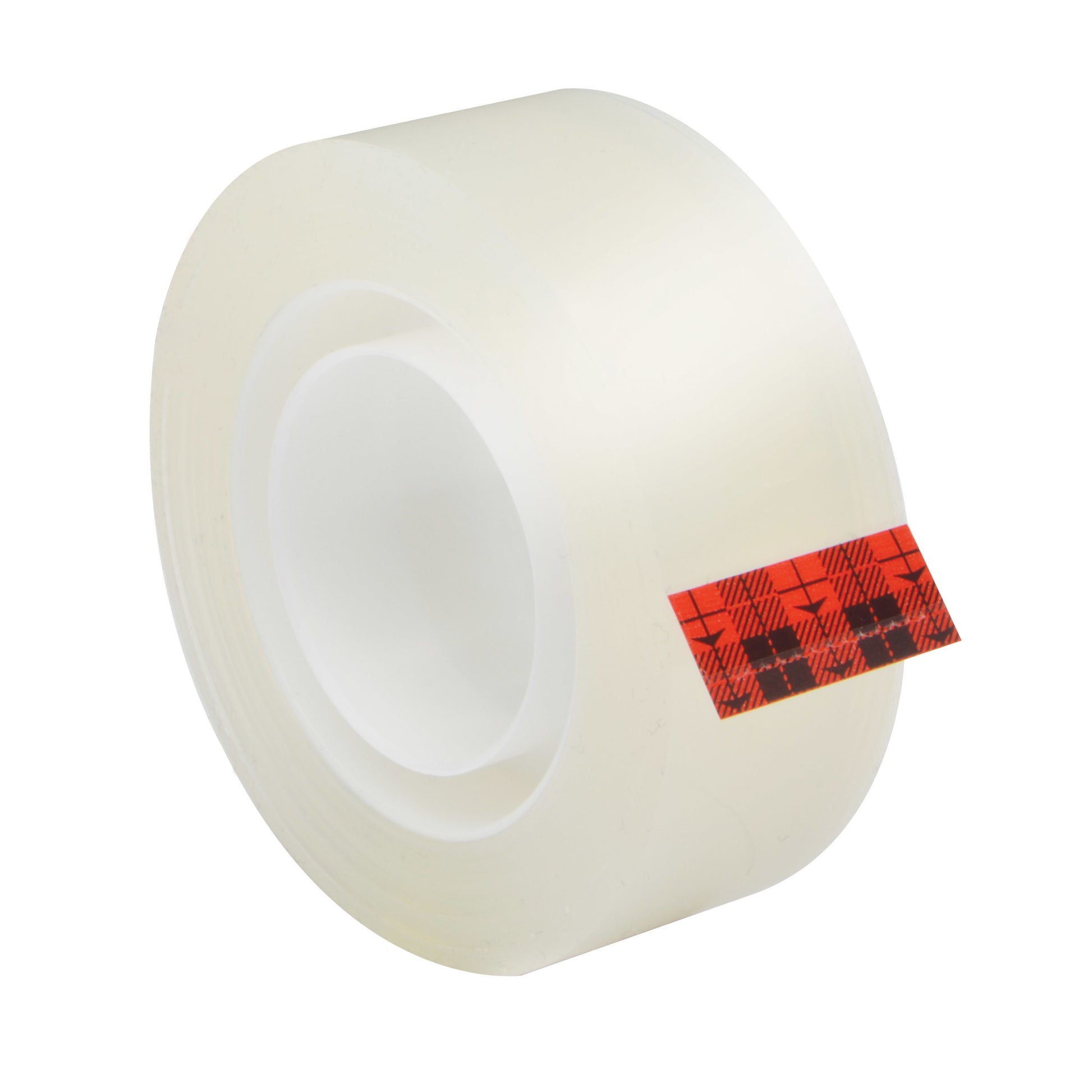 Das Scotch® Super-Hold Secure Tape von 3M Deutschland GmbH (1 Rolle, 19 mm x 25,4 m) verfügt über einen klaren Klebstoff mit einer rot karierten Lasche, die das Greifen erleichtert.