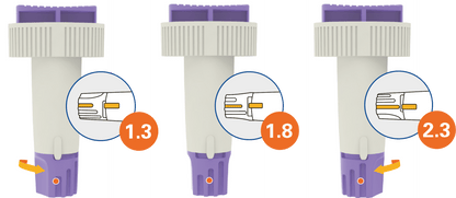 Alphacheck TRI safety lancets 23G | Csomag (100 db)
