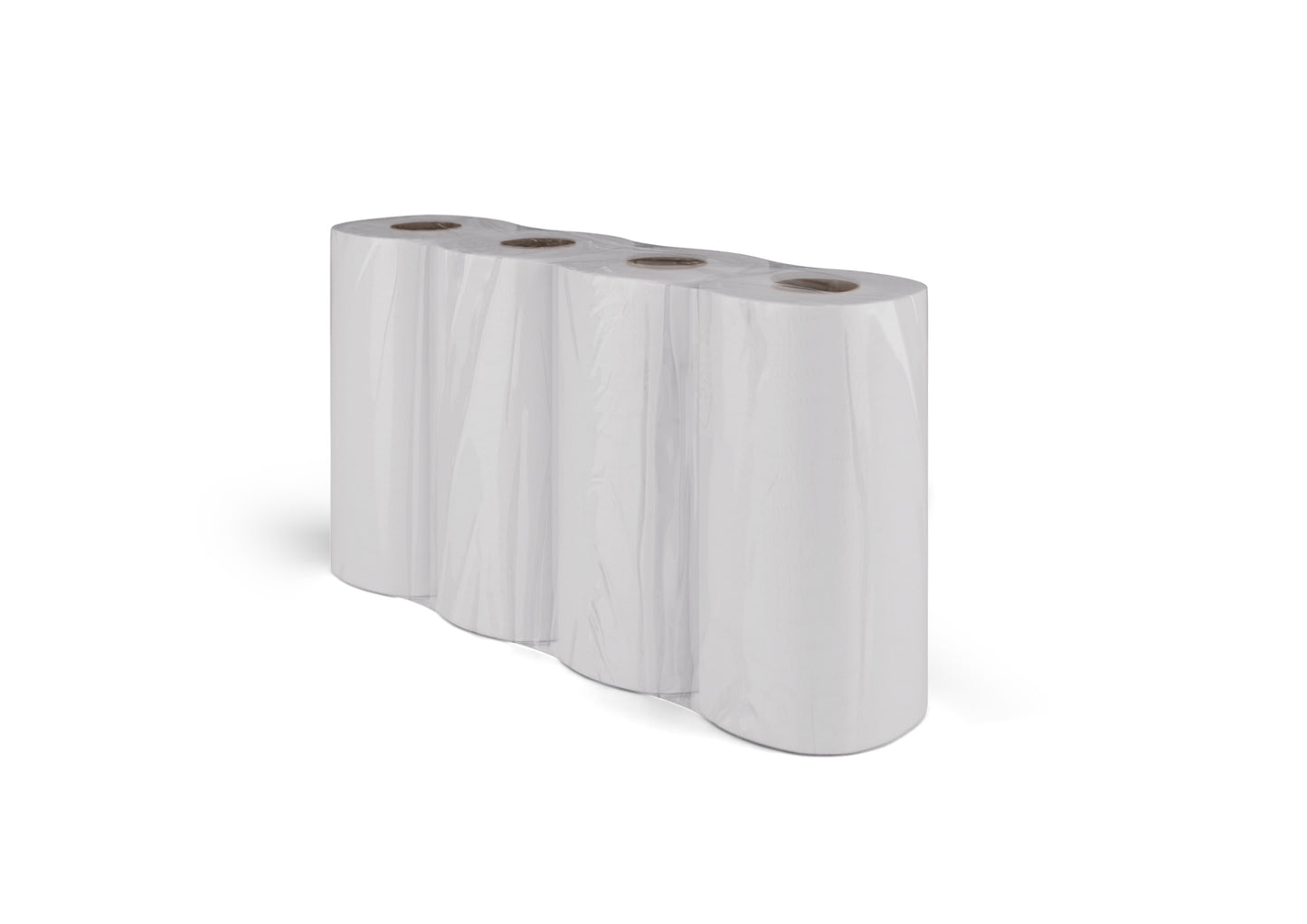 Konyhatörlő - semleges, 3 rétegű, fehér, 64 lapos, 8x4 tekercs | Karton (8 csomag)