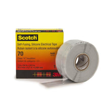 Scotch® 70 szilikon gumiszalag, önolvadó világosszürke 25 mm x 9 m 0,3 mm | Csomag (1 tekercs)