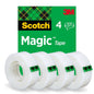 Scotch® Magic™ láthatatlan szalag 8-1933-4S, 19 mm x 33 m, 4 tekercs/csomag | Csomag (4 tekercs)
