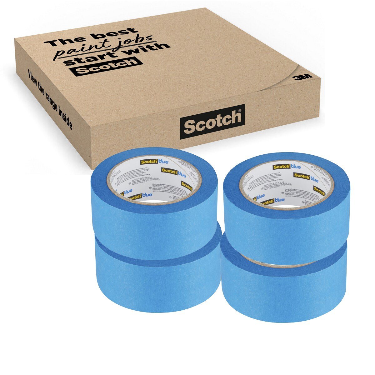 ScotchBlue™ többfelületű festő maszkolószalag, 48 mm x 41 m, SIOC, 4 tekercs/csomag, 100% PEFC, SGSCH-PEFC-COC-110078 | Csomag (1 tekercs)