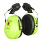3M™ PELTOR™ Optime™ II fültokok, jól látható szín, sisakra rögzíthető, H520P3E-467-GB | Csomag (1 db)