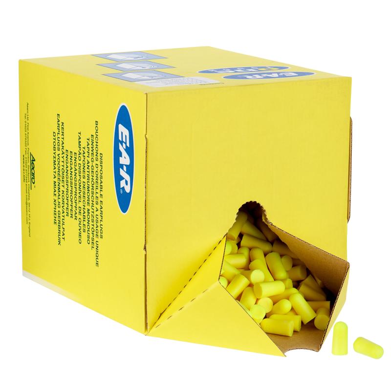 3M™ E-A-Rsoft™ Yellow Neons™ füldugók, utántöltő táska, PD-01-010 | Csomag (500 pár)